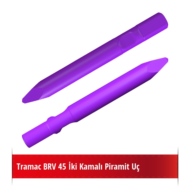 Tramac BRV 45 Kırıcı İçin Nikelli Piramit Uç