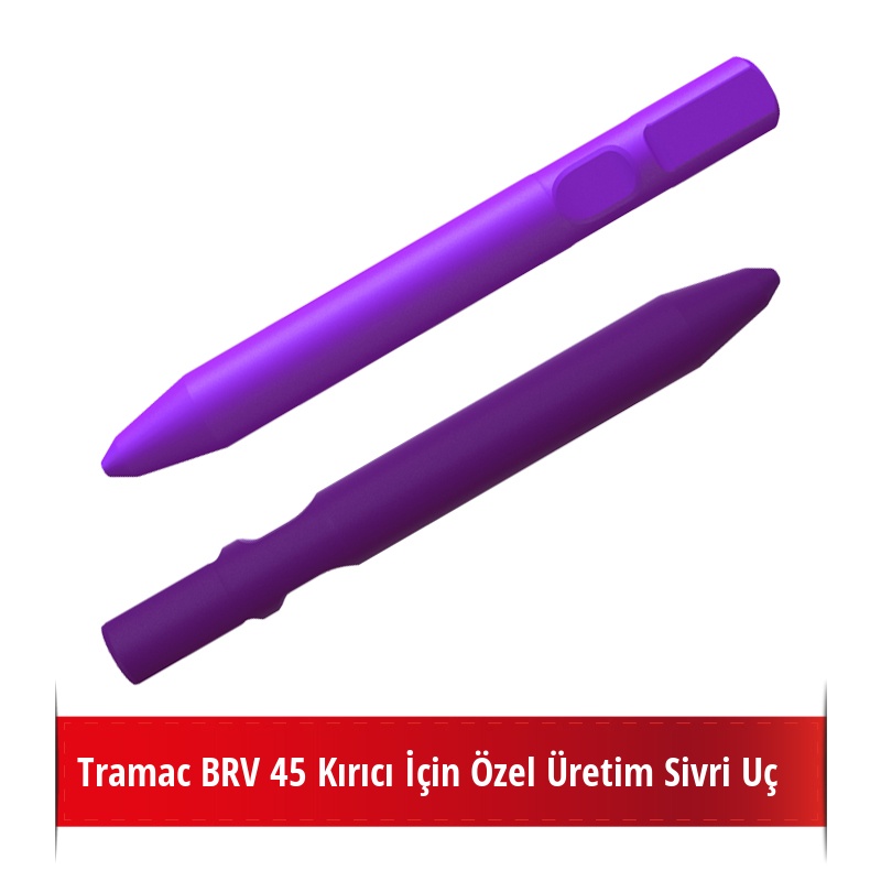 Tramac BRV 45 Kırıcı İçin Nikelli Sivri Uç