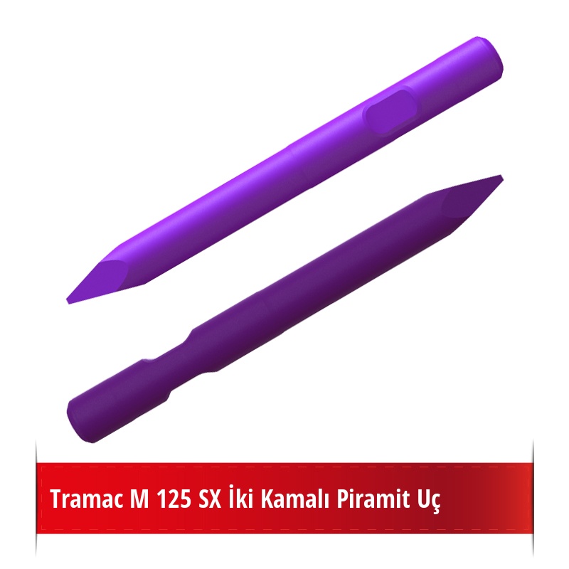 Tramac M 125 SX Kırıcı İçin Nikelli Piramit Uç