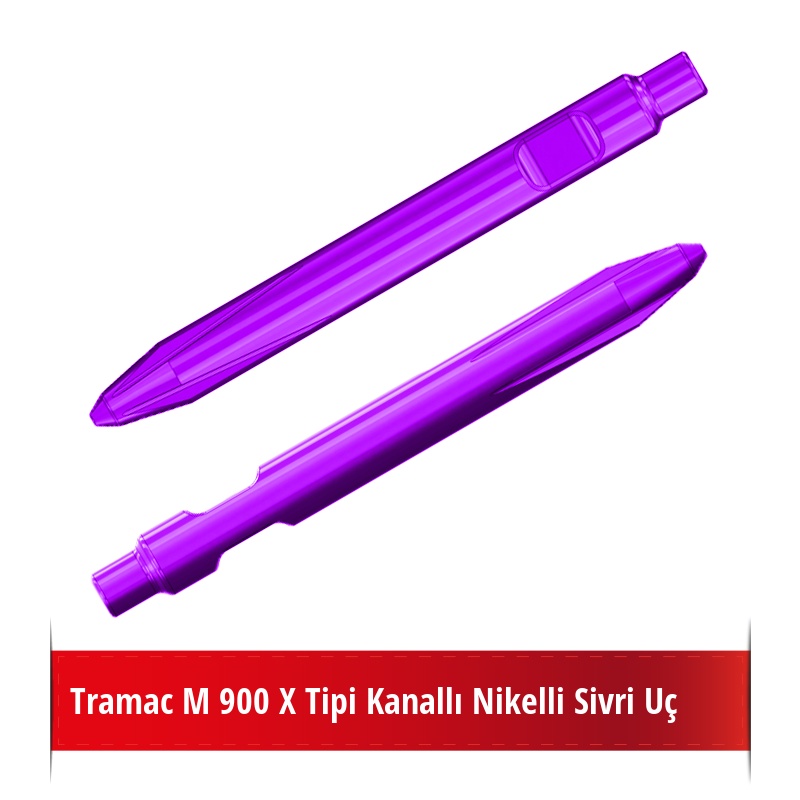 Tramac M 900 X Tipi Kanallı Nikelli Sivri Uç