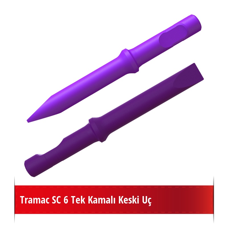 Tramac SC 6 Kırıcı İçin Nikelli Keski Uç