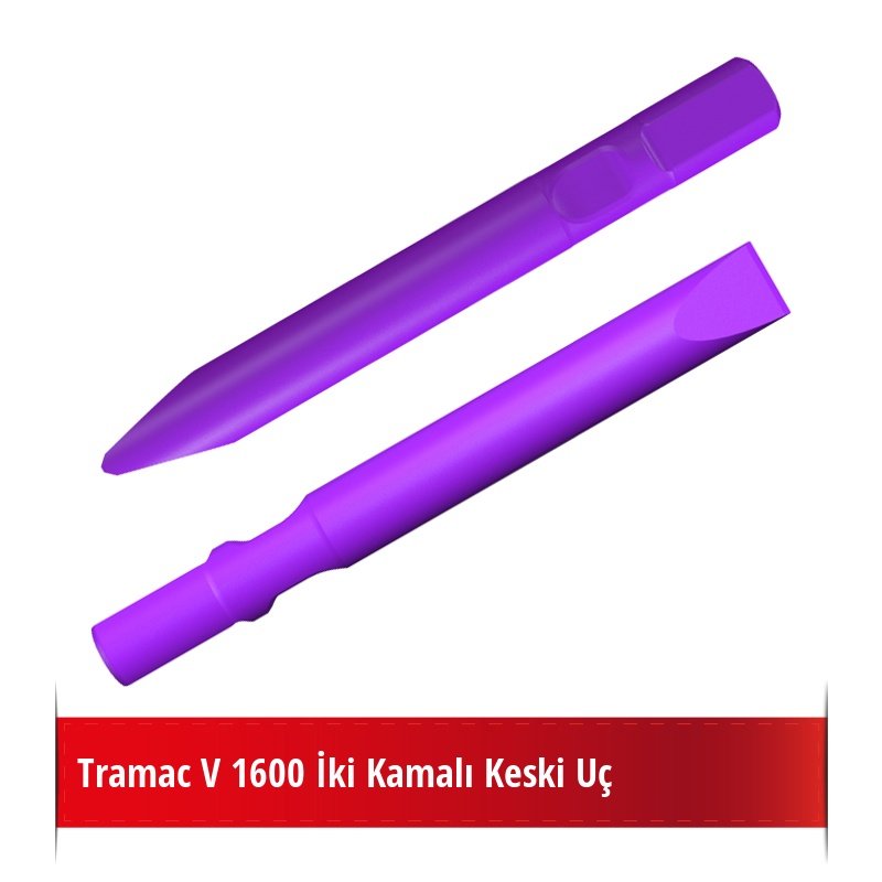 Tramac V 1600 Kırıcı İçin Nikelli Keski Uç