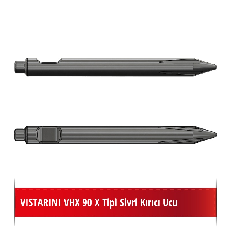 VISTARINI VHX 90 X Tipi Sivri Kırıcı Ucu